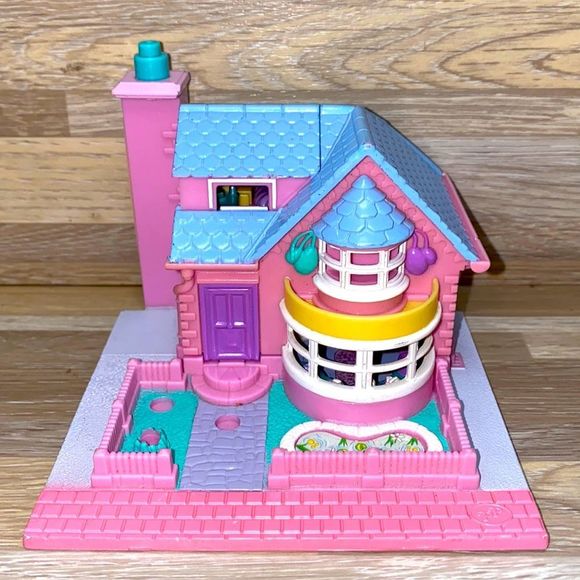 Mattel Other - Vintage Polly Pocket Bay Window House 1993 toy vacation home pop art decor